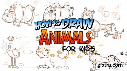 How To Draw ANIMALS for Kids