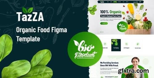 ThemeForest - TazZA v1.0 - Organic Food Figma Template - 28233789