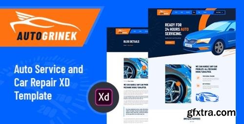 ThemeForest - Autogrinek v1.0 - Auto Service and Car Repair XD Template - 28213502