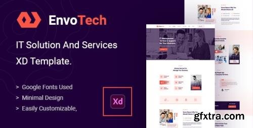 ThemeForest - EnvoTech v1.0 - IT Solution and Services XD Template - 28511657