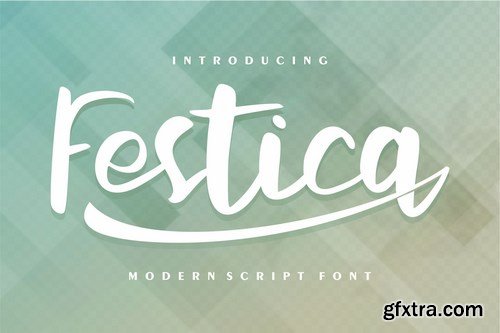 Festica Modern Script Font