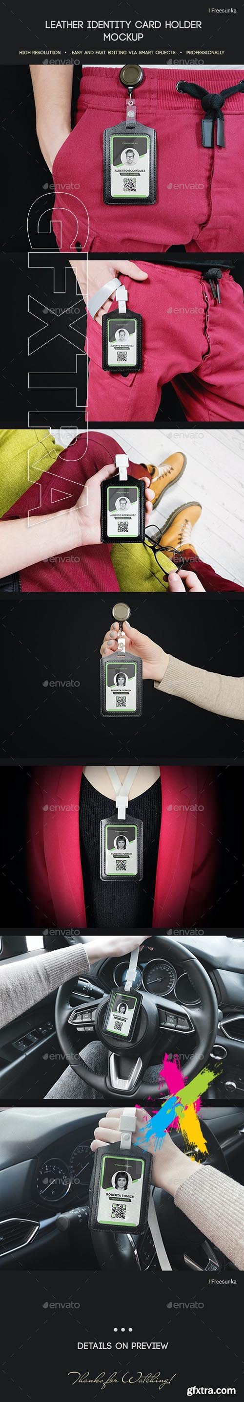 GraphicRiver - Leather Identity Card Holder Mockup 30280963