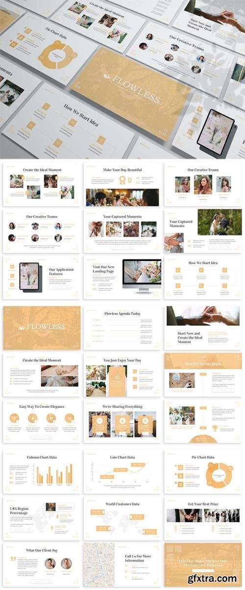 Flowless - Wedding Powerpoint Template