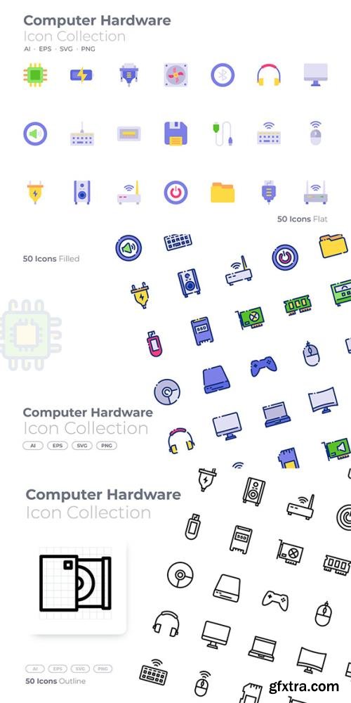 Computer Hardware Icons