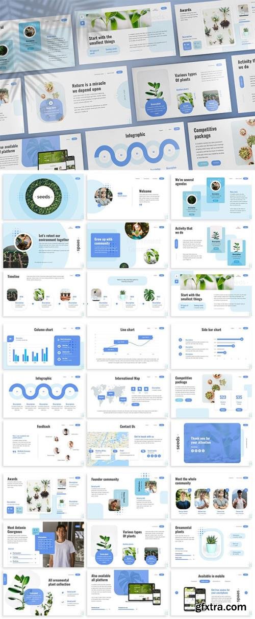 Seeds - Nature Keynote Template