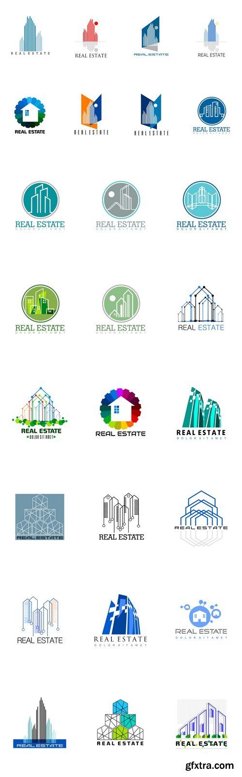 Logo Set - Real Estate - 26xEPS