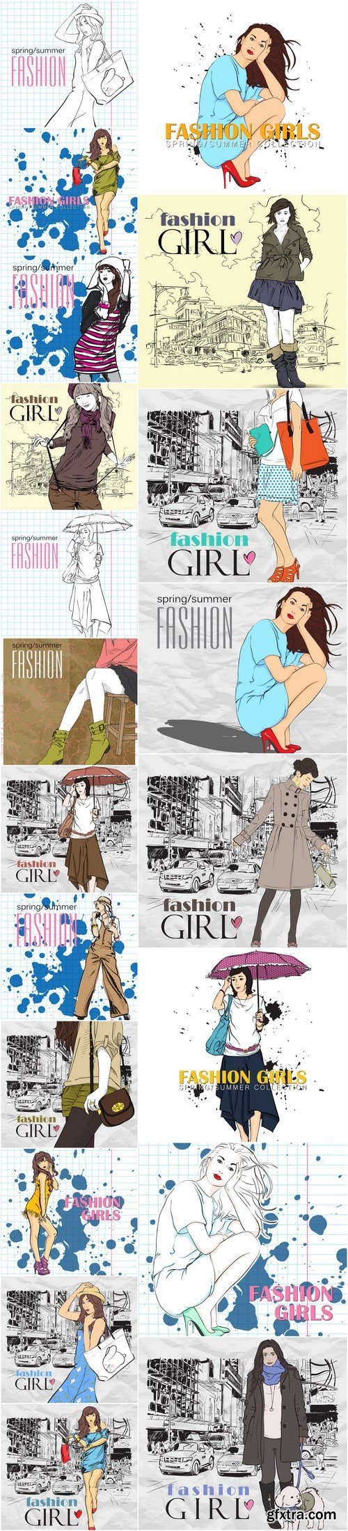 Female Fashion and Style - 20xEPS