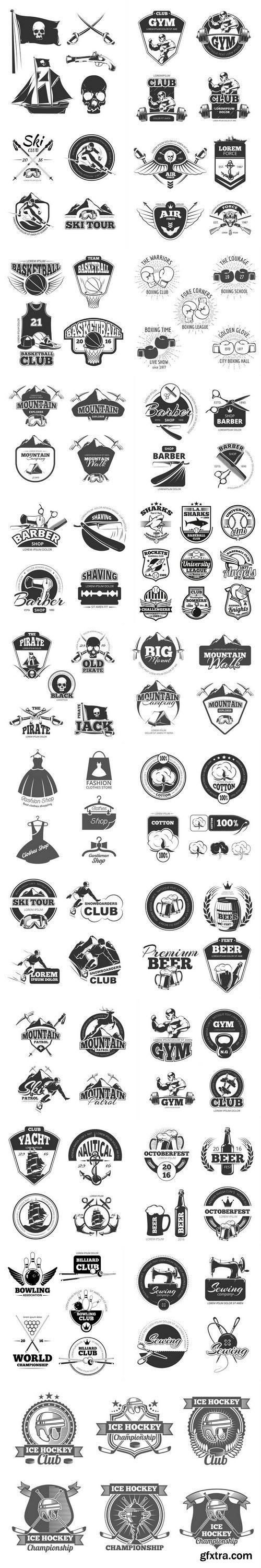 Emblem and logo set 2 - 23xEPS