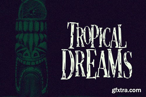 The Phantom Isles Retro Tiki Font