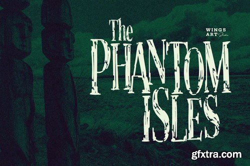 The Phantom Isles Retro Tiki Font