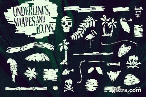 The Phantom Isles Retro Tiki Font