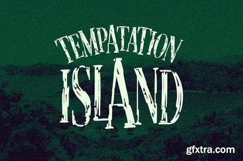 The Phantom Isles Retro Tiki Font