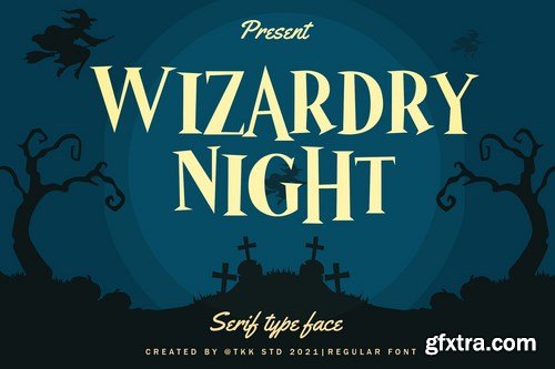 Wizardry Night - Mystery Movie Font