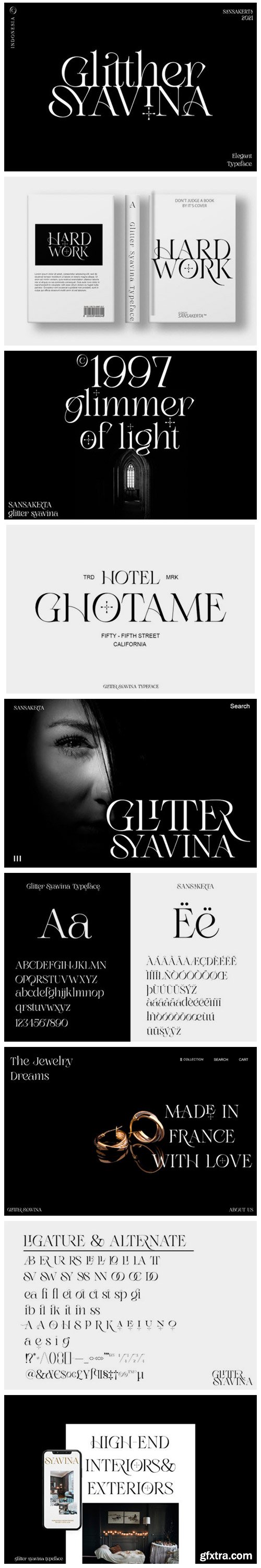 Glitther Syavina Font