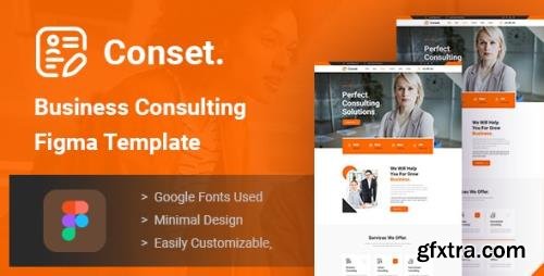 ThemeForest - Conset v1.0 - Business Consulting Figma Template - 28929369