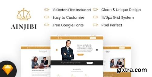 ThemeForest - Ainjibi v1.0 - Attorney and Lawyer Sketch Template - 29115061