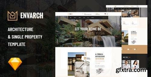 ThemeForest - EnvArch v1.0 - Architecture and Single Property Sketch Template - 29603720