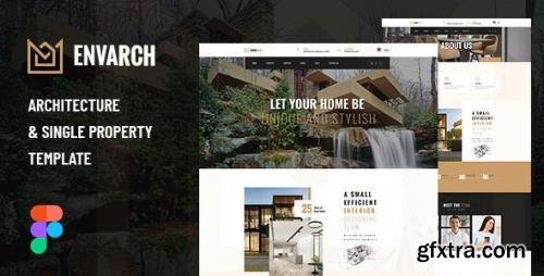 ThemeForest - EnvArch v1.0 - Architecture and Single Property Figma Template - 29603698