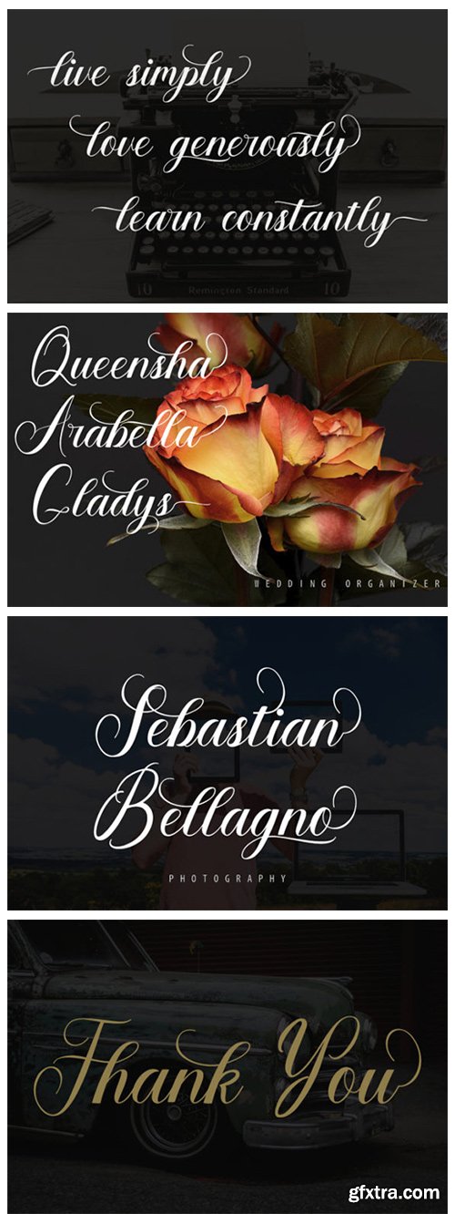 Eleganta Signaturo Font