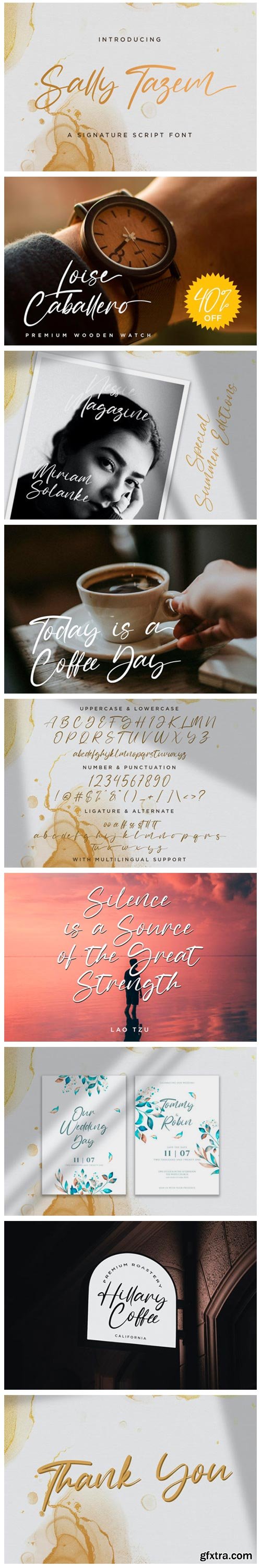 Sally Tazem Font