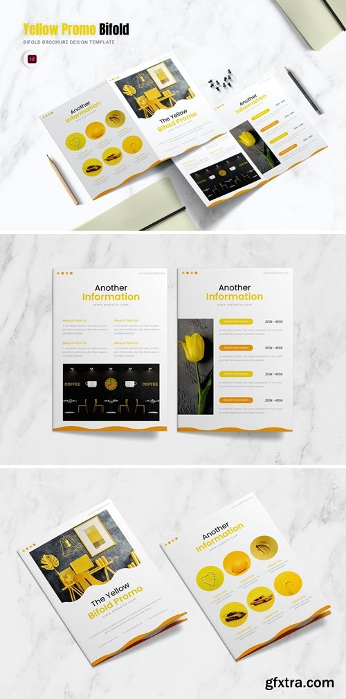 Yellow Promo Bifold Brochure