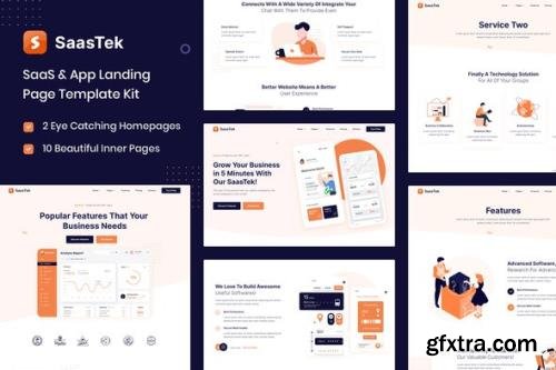 ThemeForest - SaasTek v1.0.0 - SaaS & Technology Elementor Template Kit - 30292601