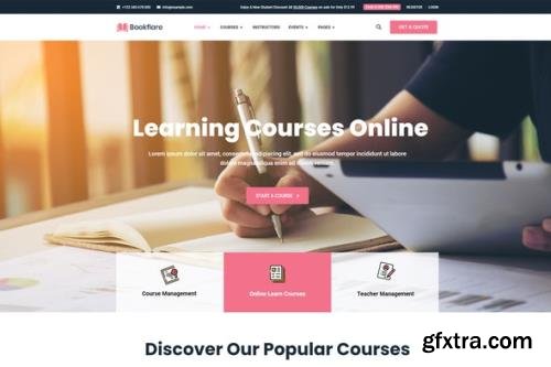 ThemeForest - Bookflare v1.0.0 - Modern Education & Online Learning Elementor Template Kit - 30316436