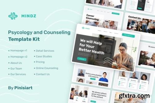 ThemeForest - Mindz v1.0.2 - Psychologist Elementor Template Kit - 30288047