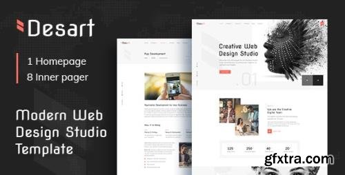 ThemeForest - Desart v1.0 - Creative Web Design Studio HTML Template - 27551195