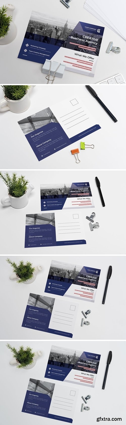 Business Agency Postcard