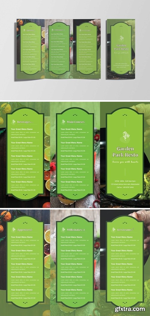 Garden Park Restaurant Menu