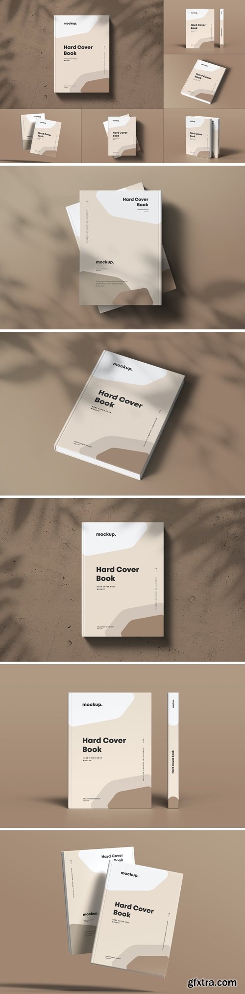 Hard Cover Book Mock-up