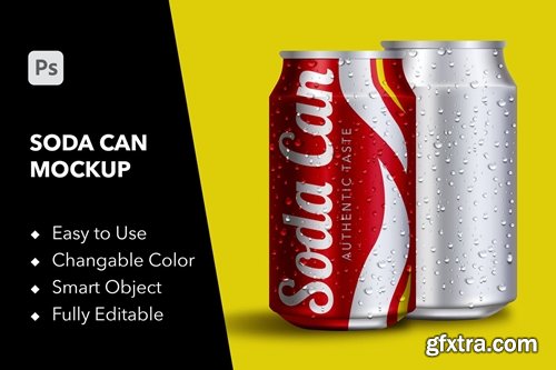 YDM Soda Can Mockup