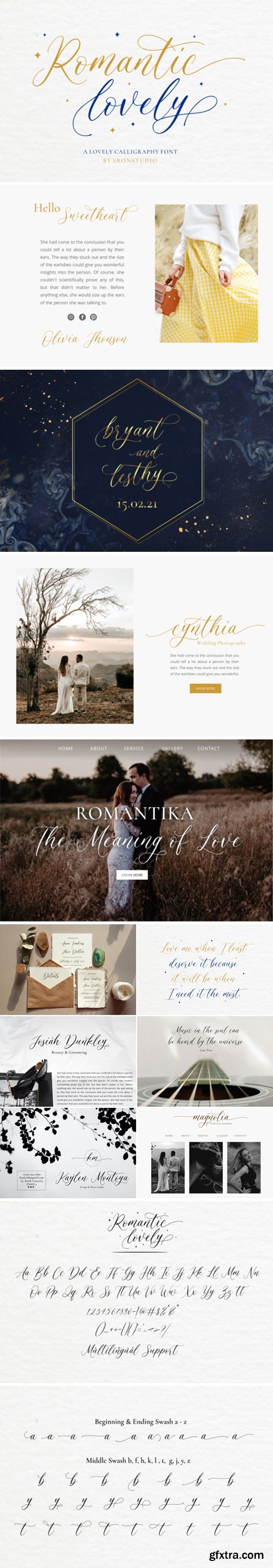 Romantic Lovely Font