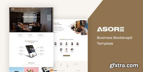 ThemeForest - Asore v1.0 - Business Bootstrap 5 Template - 30180638