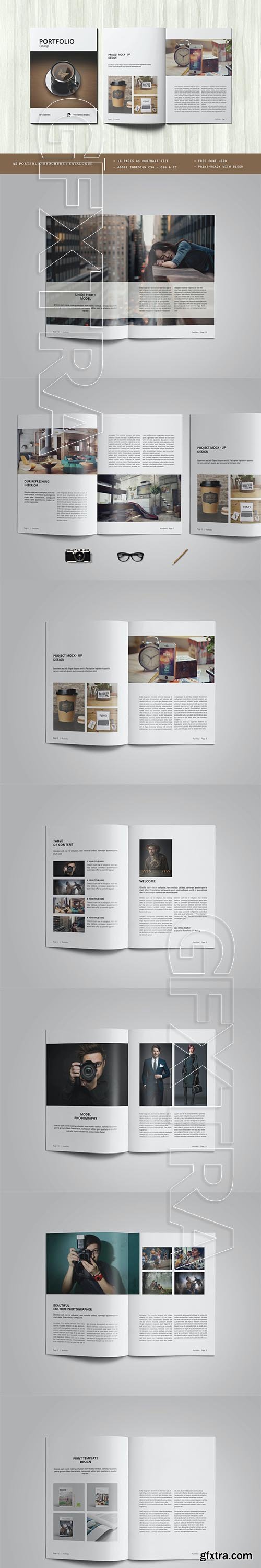 A5 Portfolio / Brochure / Catalogue Template