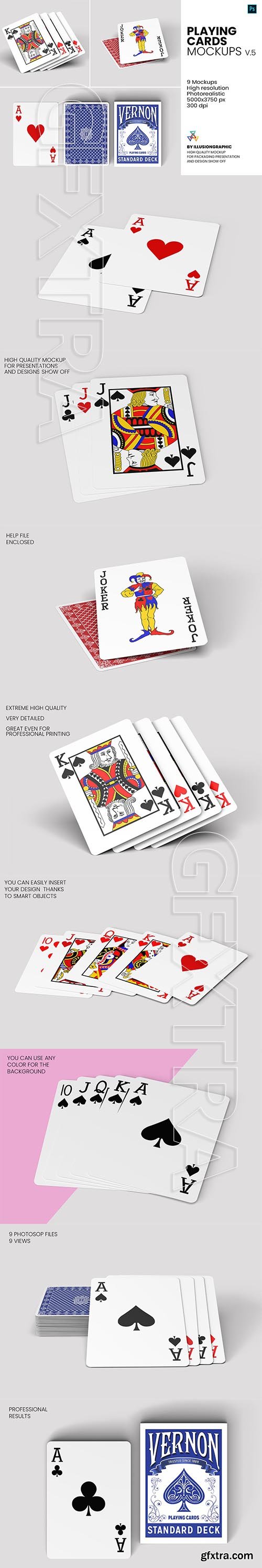 CreativeMarket - Playing Cards Mockups - v.5 5793117