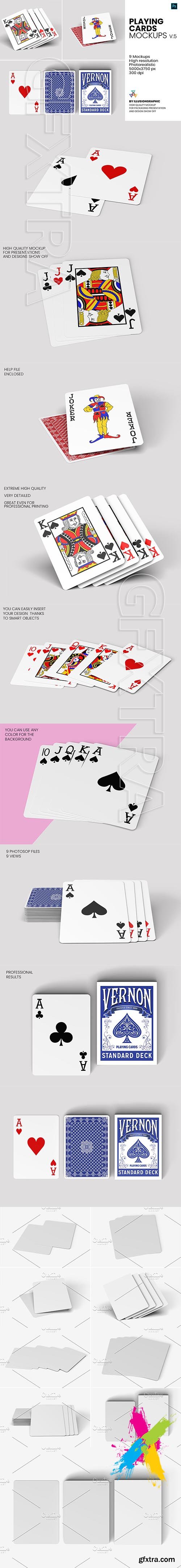 CreativeMarket - Playing Cards Mockups - v.5 5793117