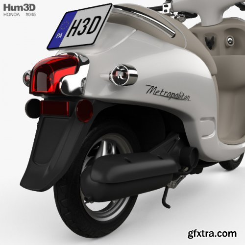 Honda Metropolitan (CHF50) 2013 3D model