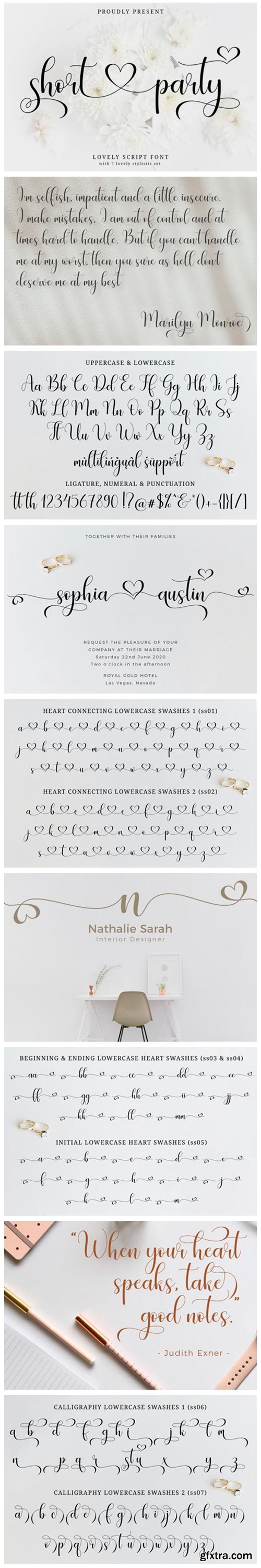 Short Party Font