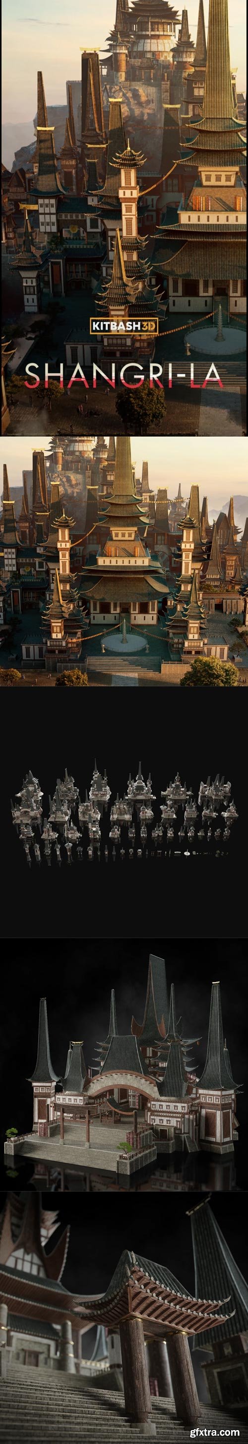 Kitbash3D - Shangri-La