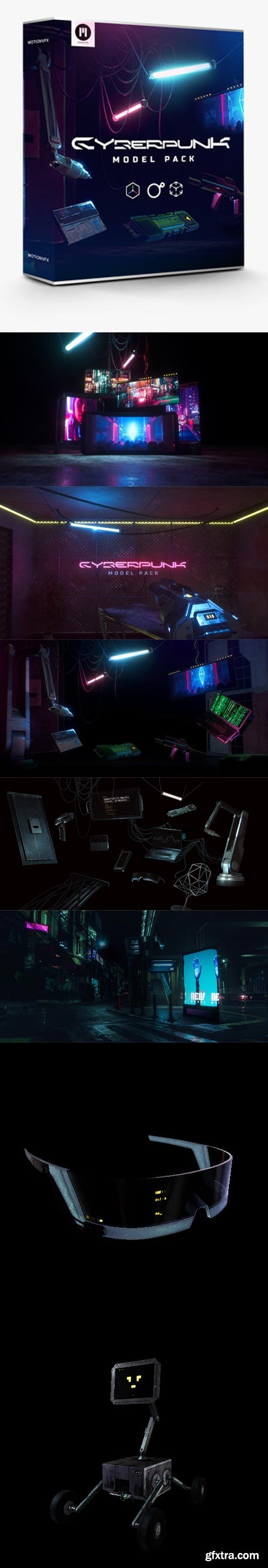 MotionVFX - Cyberpunk Model Pack