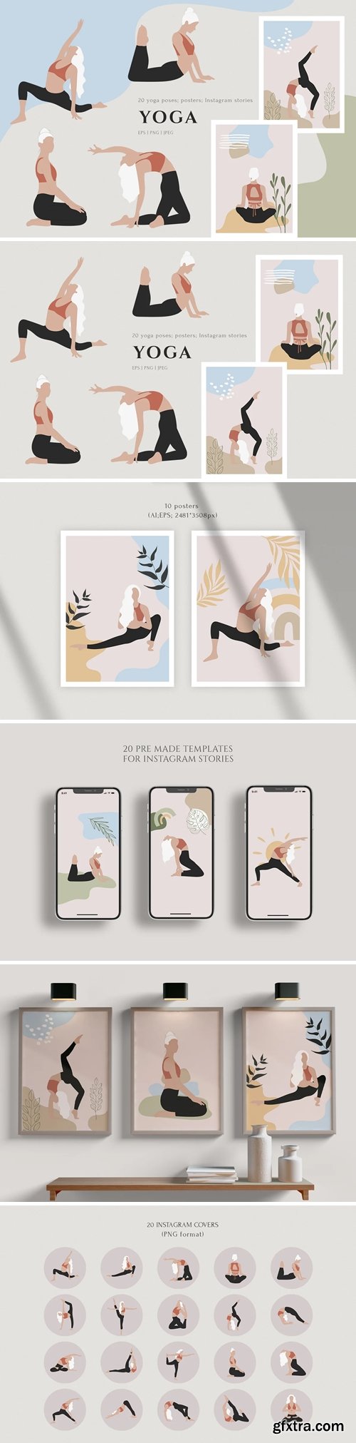 CreativeMarket - Yoga - Graphics Collection 5709152