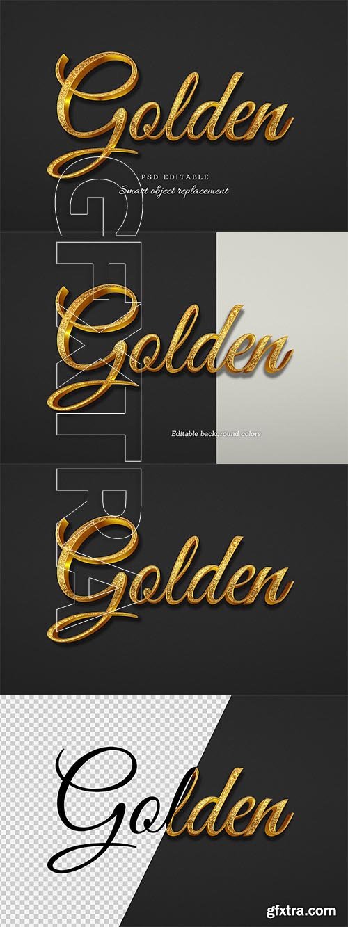 Golden Text Effect