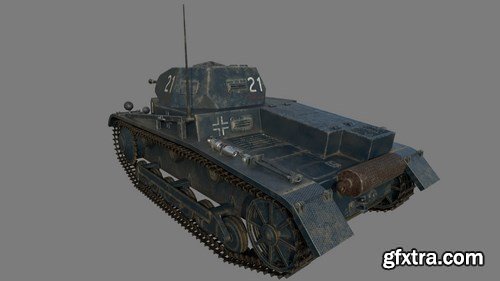 Panzer II Ausf-B 3D Model