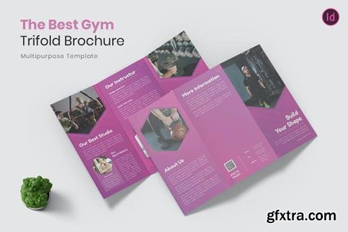 Best Gym Trifold Brochure