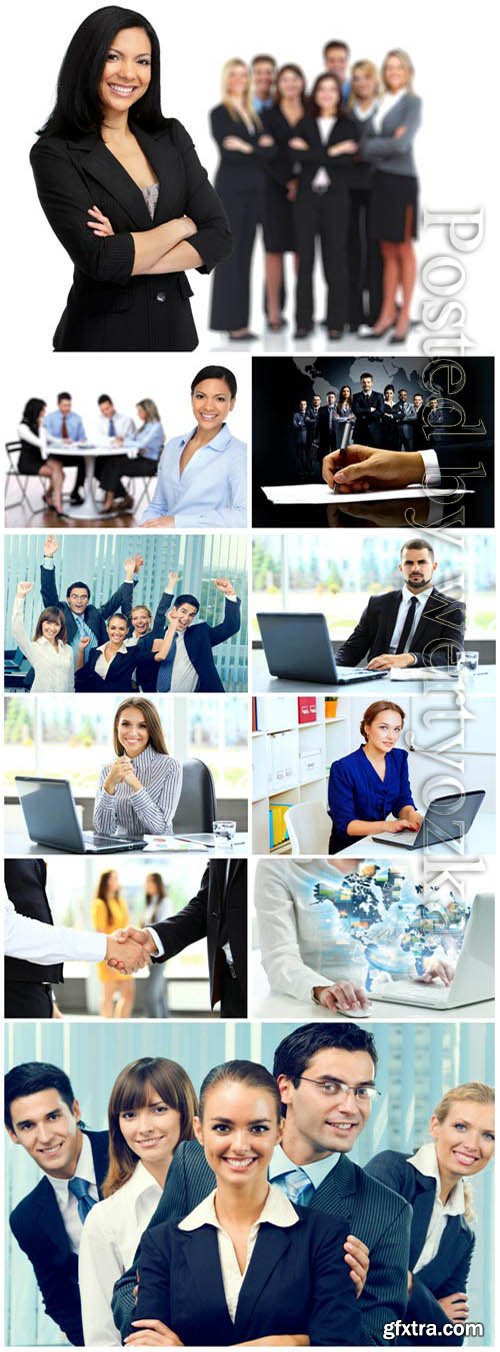 Group of business people stock photo