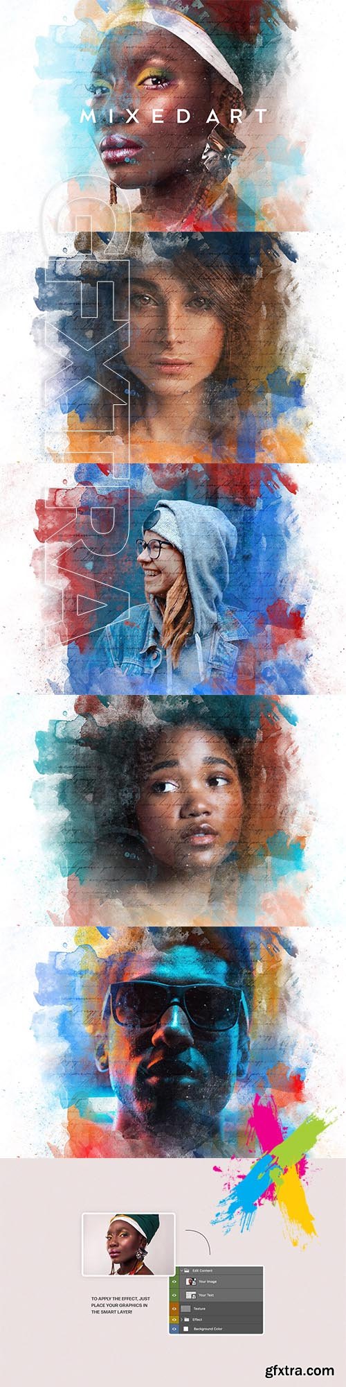 CreativeMarket - Mixed Art Photo Effect 5868897