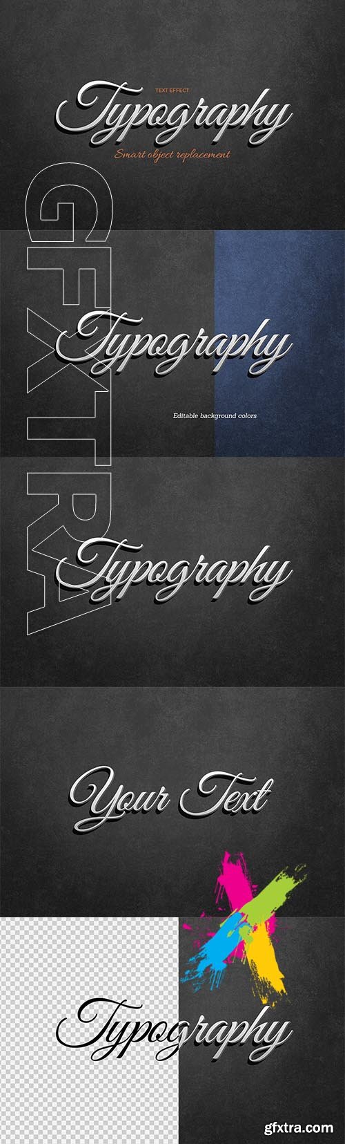 Typography Text Effect