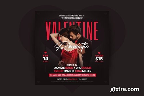 Valentines Day Flyer Template